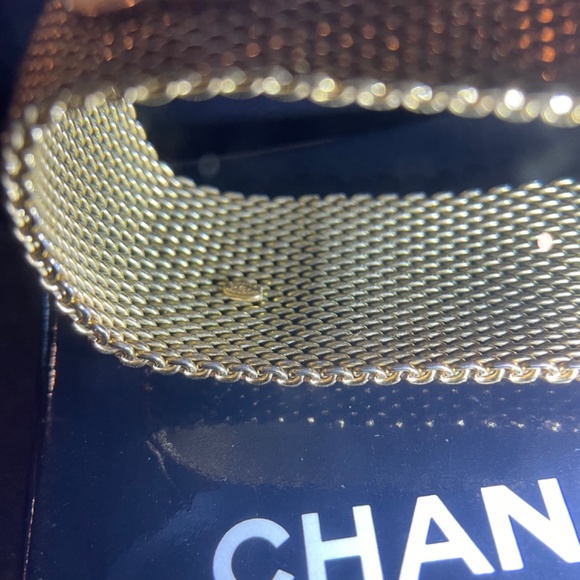 Chanel 24K Gold Plated Bangle - Picture 4 of 6